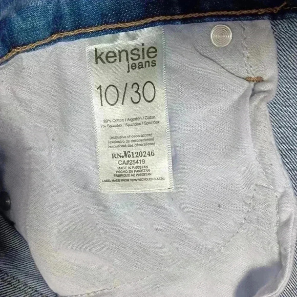 Kensie Jeans The  Kelsey Skinny Crop. Ladies size 30 - Picture 5 of 8